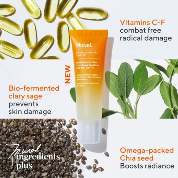Murad Multivitamin Clear Coat Gel Sunscreen SPF 50 ~ new in box - Picture 3 of 8